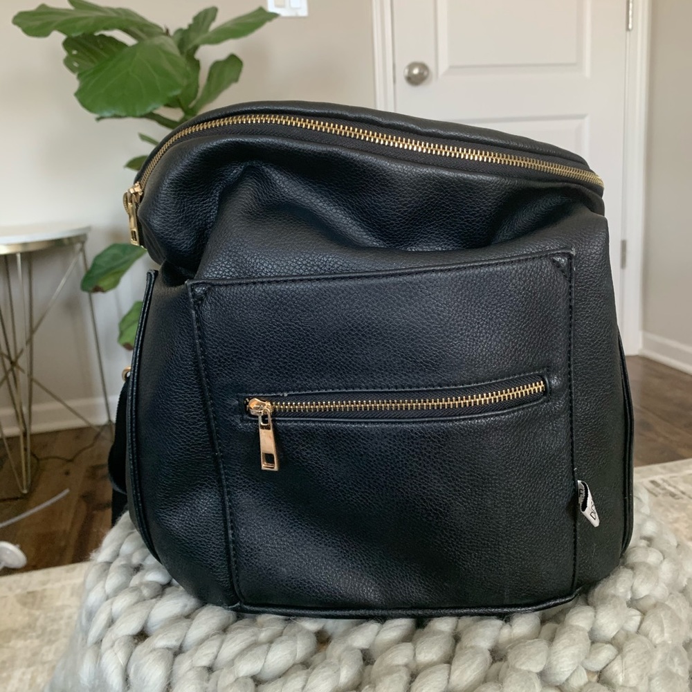 Fawn Design original design diaper bag in Black